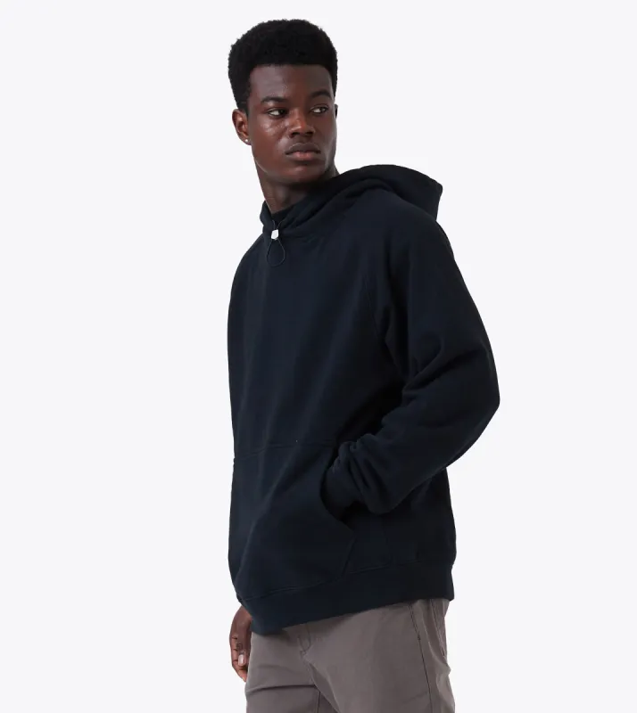 Lowgo Hood Sweat Black sold by Zanerobe