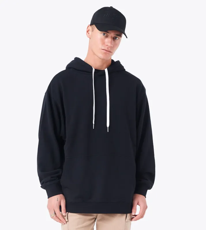 Orgo Hood Sweat Black sold by Zanerobe