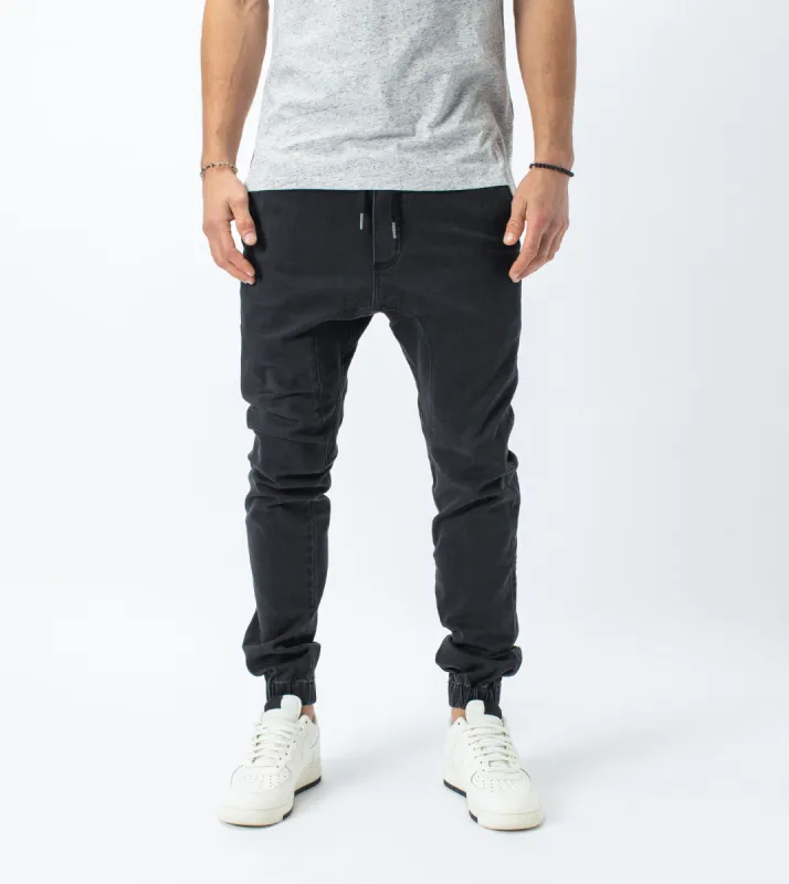 Sureshot Denim Jogger Milled Black - Sale sold by Zanerobe