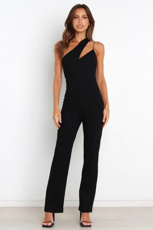 Angelus Jumpsuit - Black sold by Petal & Pup