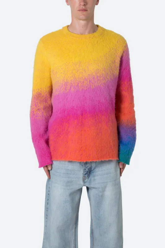 Brushed Gradient Sweater - Multi sold by MNML