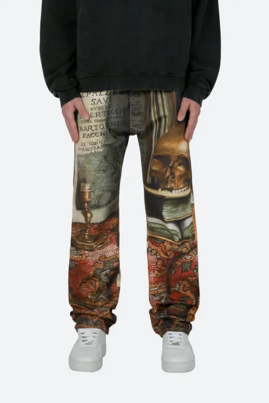 V352 Art Baggy Denim - Multi sold by MNML
