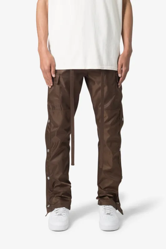 Snap Zipper II Cargo Pants - Brown sold by MNML