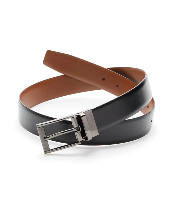 Reversible Scratch Leather Belt sold by Perry Ellis