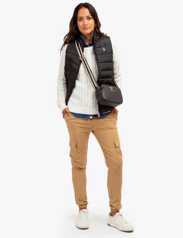 STRETCH WOVEN CARGO JOGGERS sold by U.S. Polo Assn.