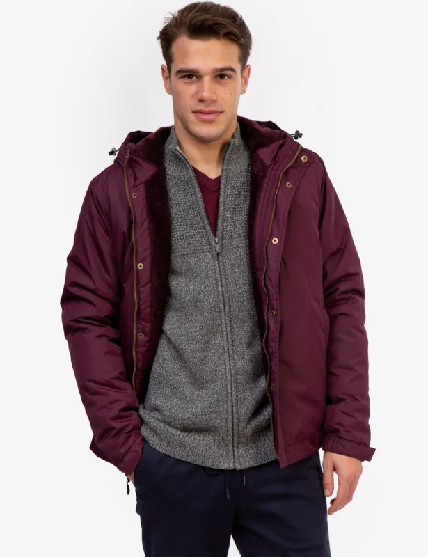 HOODED WINDBREAKER WITH SHERPA sold by U.S. Polo Assn.