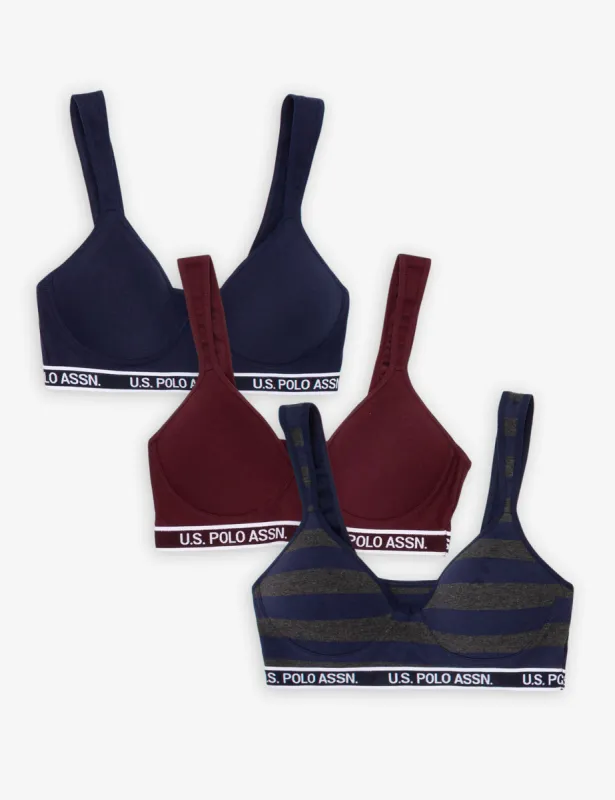 3 PACK SPORTS BRAS sold by U.S. Polo Assn.