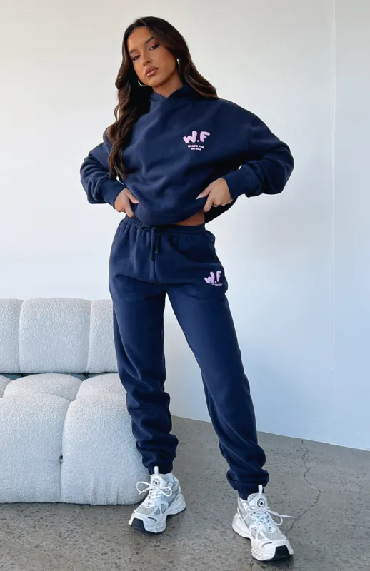 The New Standard Sweatpants Navy sold by White Fox Boutique