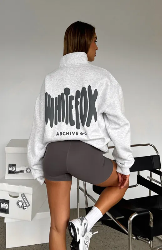 Archive 6.0 Zip Front Sweater Haze sold by White Fox Boutique