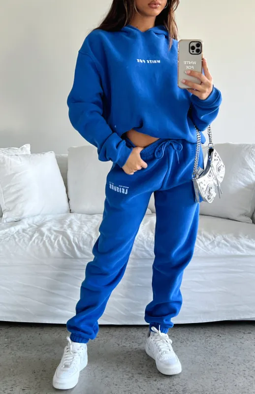 Leisure Series Sweatpants Cobalt sold by White Fox Boutique