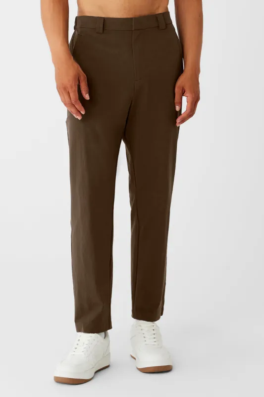 Co-Op Cropped Tech Trouser - Espresso sold by Alo Yoga