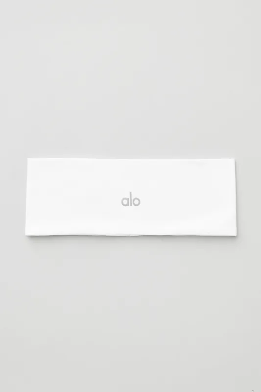 Performance Conquer Headband - White sold by Alo Yoga