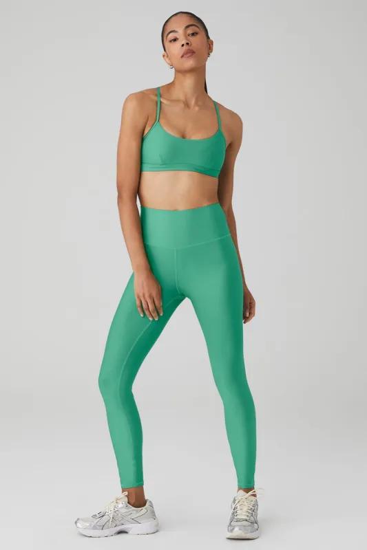 Airlift Intrigue Bra & 7/8 High-Waist Airlift Legging Set - Lettuce sold by Alo Yoga