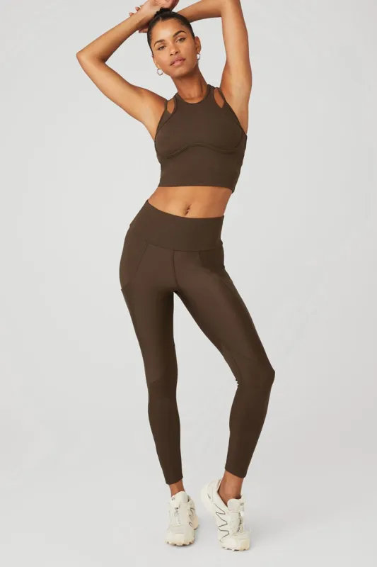 Ribbed Airlift Enchanted Bra Tank & Ribbed Airlift High