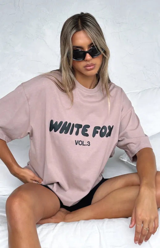 Offstage Oversized Tee Cinnamon sold by White Fox Boutique