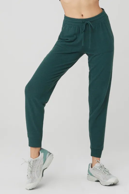 Soho Sweatpant - Midnight Green sold by Alo Yoga