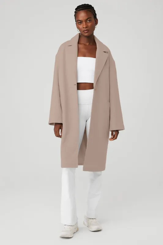 VIP Blazer Trench - Taupe sold by Alo Yoga