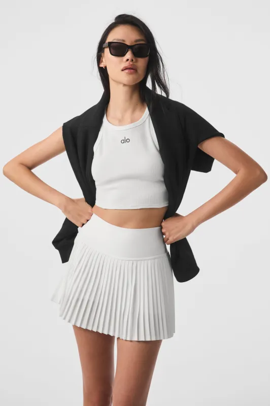 Grand Slam Tennis Skirt - White sold by Alo Yoga