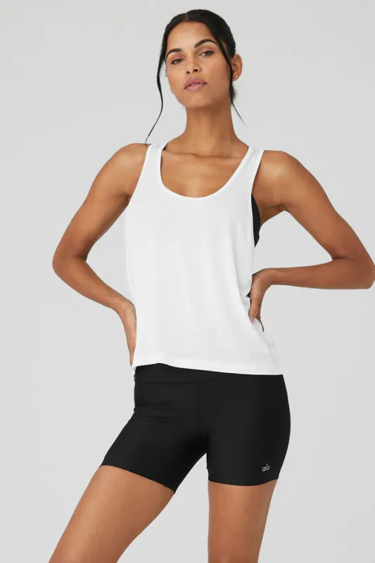 All Day Tank - White sold by Alo Yoga