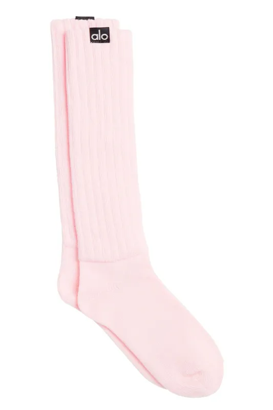 Scrunch Sock - Powder Pink | Parallel