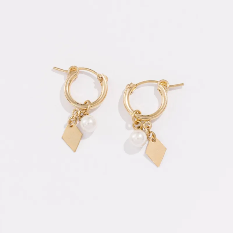 Honour Drop Hoops sold by Raquel Rosalie