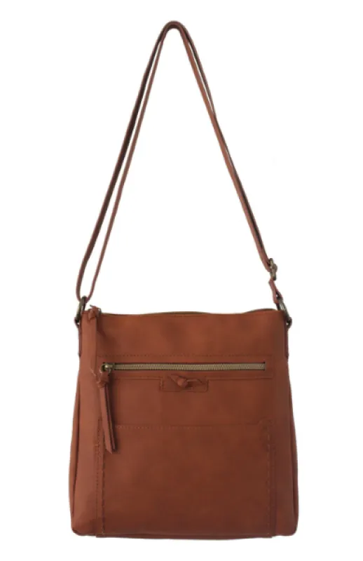 Lilly Crossbody in Cognac sold by T-Shirt & Jeans