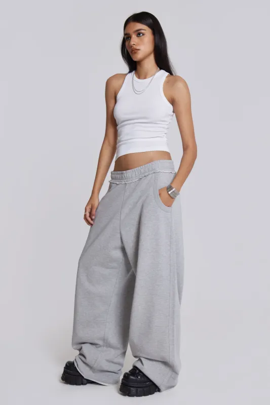 JADED LONDON Petite Grey Marl バギー モンスタージョガー Petite Grey Marl Baggy Monster Joggers | Jaded London | Clothing