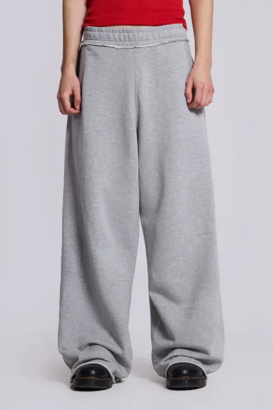 Jaded London Grey Marl Baggy Monster Joggers | Parallel