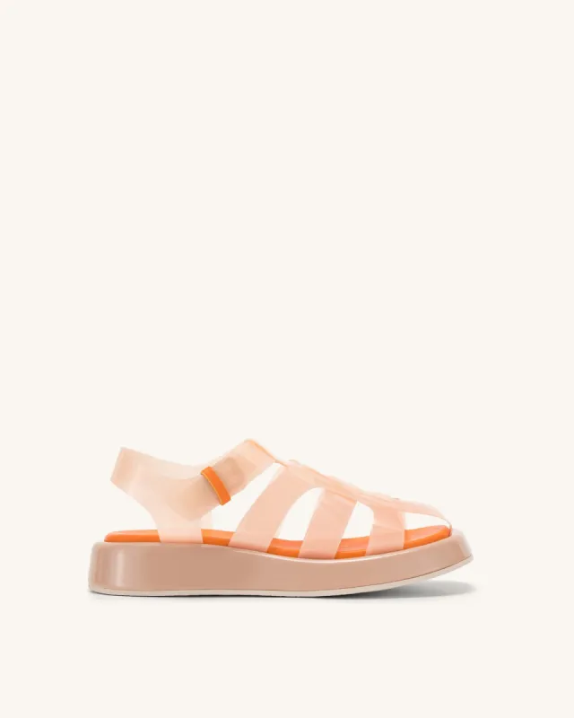 【JW PEI】■セレブ着用■PIPER Sandal■アイドル着用■ Piper Platform Sandal - Beige & Orange | Parallel