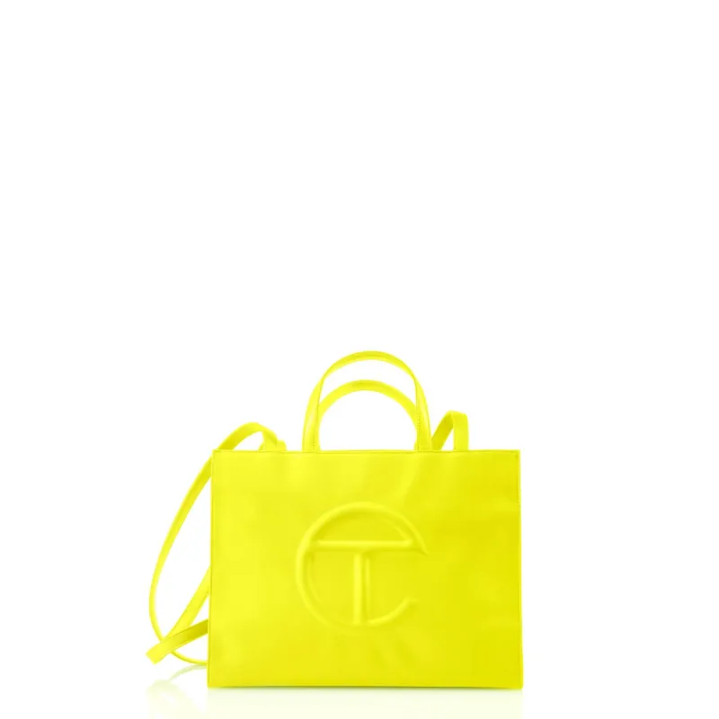 Medium Shopping Bag - Highlighter Yellow sold by Telfar