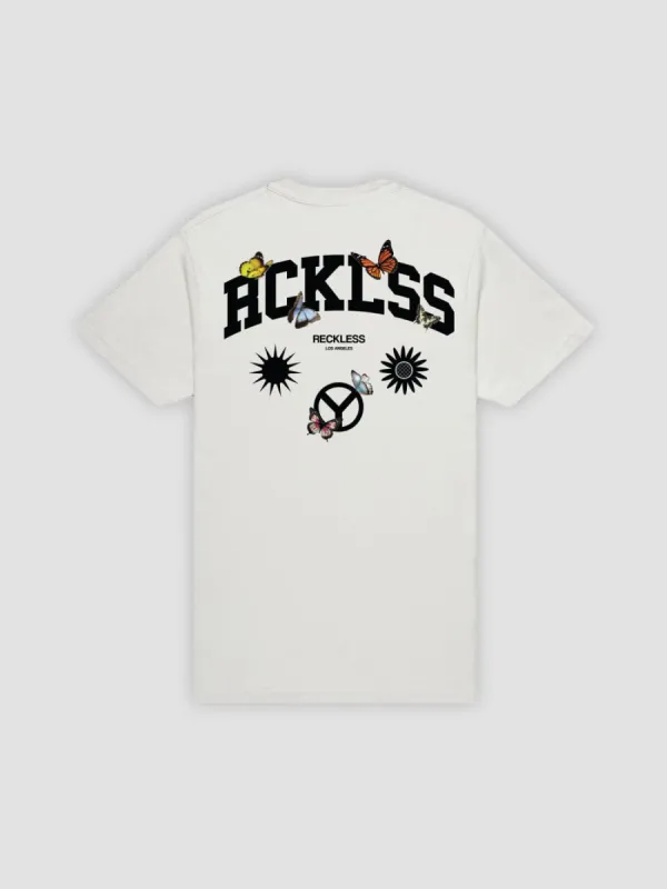 Peace And Love Tee - Natural sold by Young & Reckless