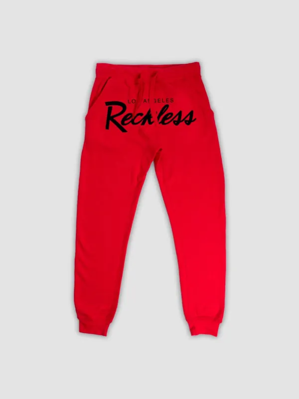 OG Reckless Sweatpants - Red/Black sold by Young & Reckless