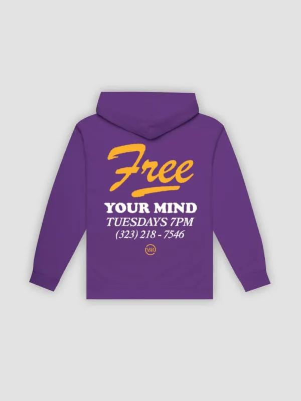 Free Your Mind Hoodie - Purple sold by Young & Reckless