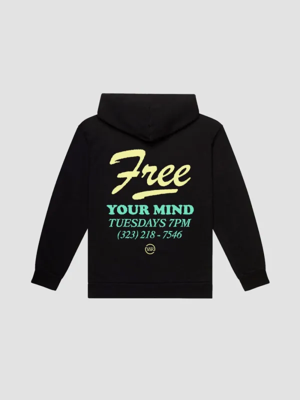 Free Your Mind Hoodie - Black sold by Young & Reckless