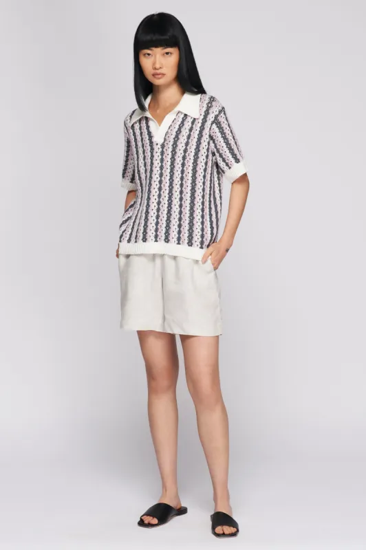 Unisex Groove Shirt in Lilac Mix sold by Kotn