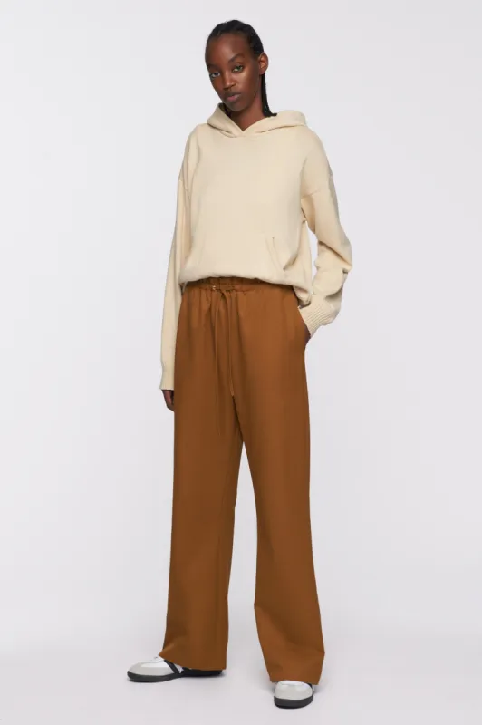 Women's Pull Up Trouser in Ochre sold by Kotn