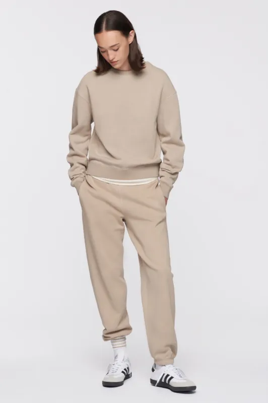 Women's Essential Sweatpant in Light Taupe sold by Kotn