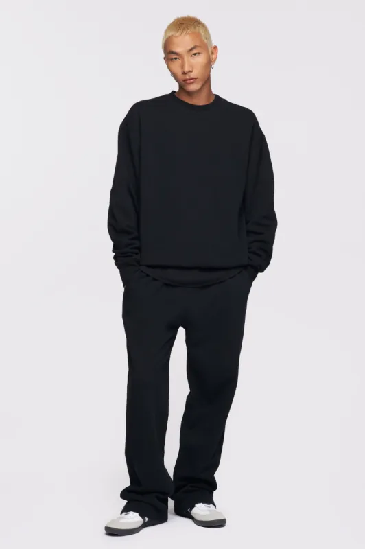 Men's Essential Sweatshirt in Black sold by Kotn