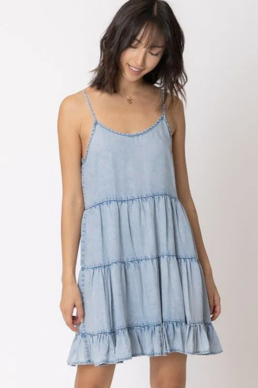 Cami Denim Mini Dress sold by U-NI-TY
