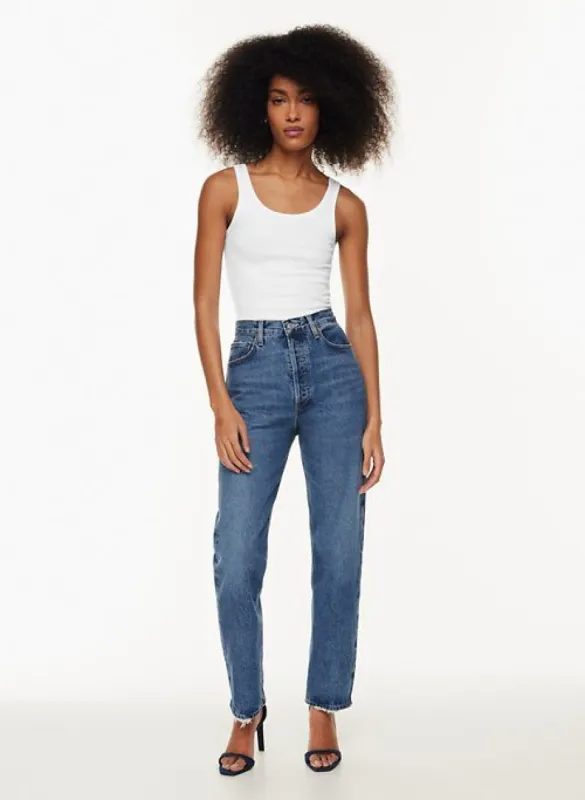  90s pinch waist jean sold by Aritzia