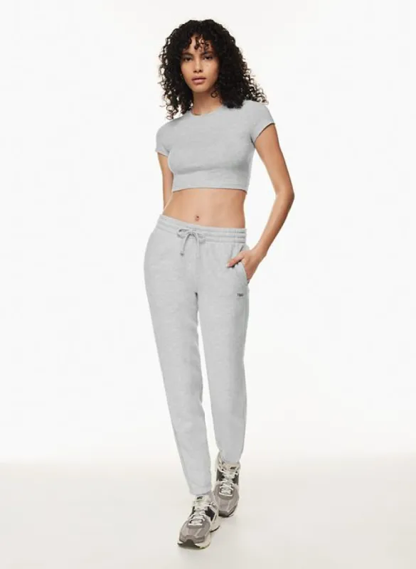 cozy fleece boyfriend sweatpant sold by Aritzia