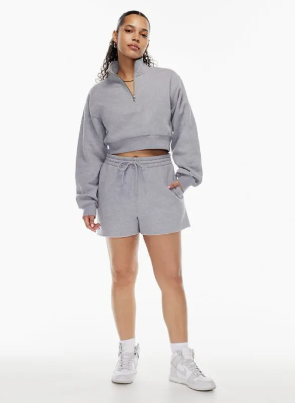 cozy fleece boyfriend 6 sweatshort sold by Aritzia