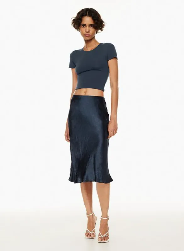 slip midi skirt sold by Aritzia