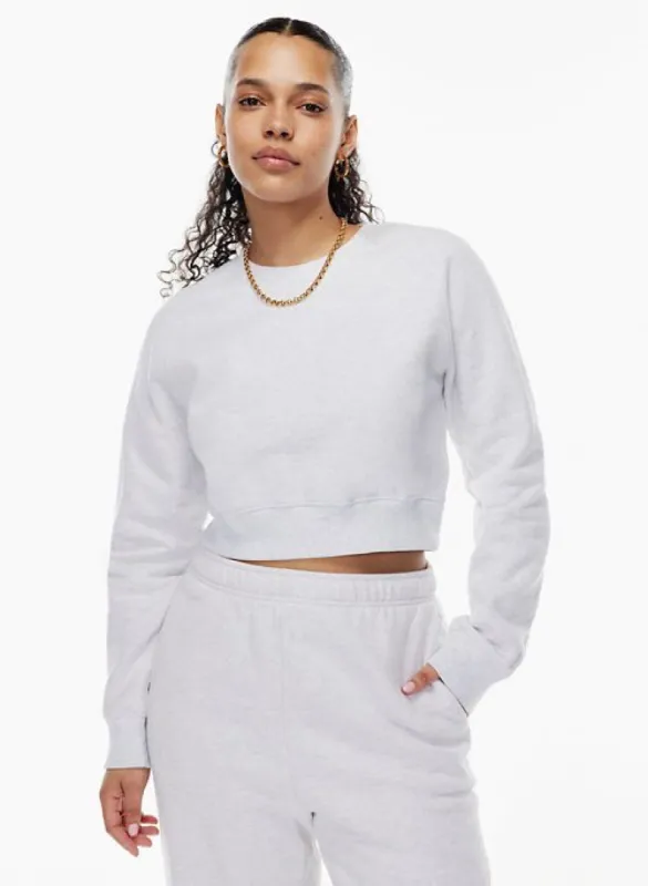 cozy fleece perfect raglan sweatshirt sold by Aritzia
