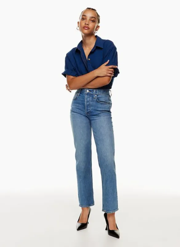 the arlo high rise straight sold by Aritzia