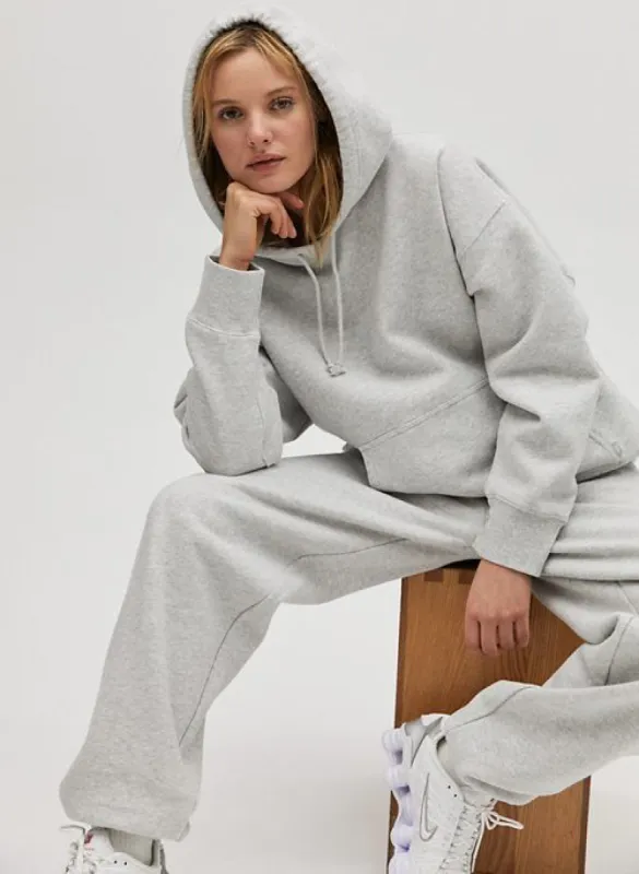 cozy fleece boyfriend hoodie sold by Aritzia
