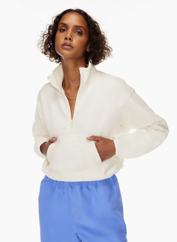polar ½ zip sweater sold by Aritzia