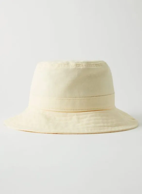 Tna Bucket Hat in Butter Yellow size XS/Small sold by Aritzia