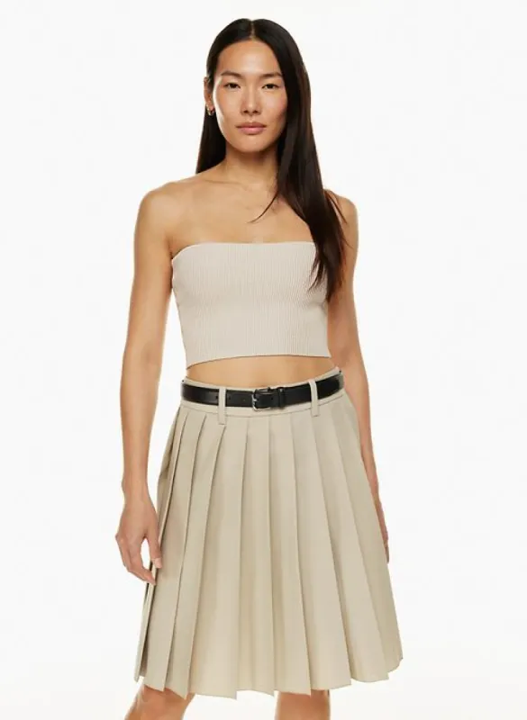 sculpt knit cropped tube top sold by Aritzia