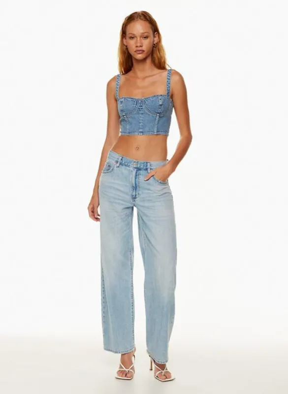 the 90s winona lo-rise wide jean sold by Aritzia